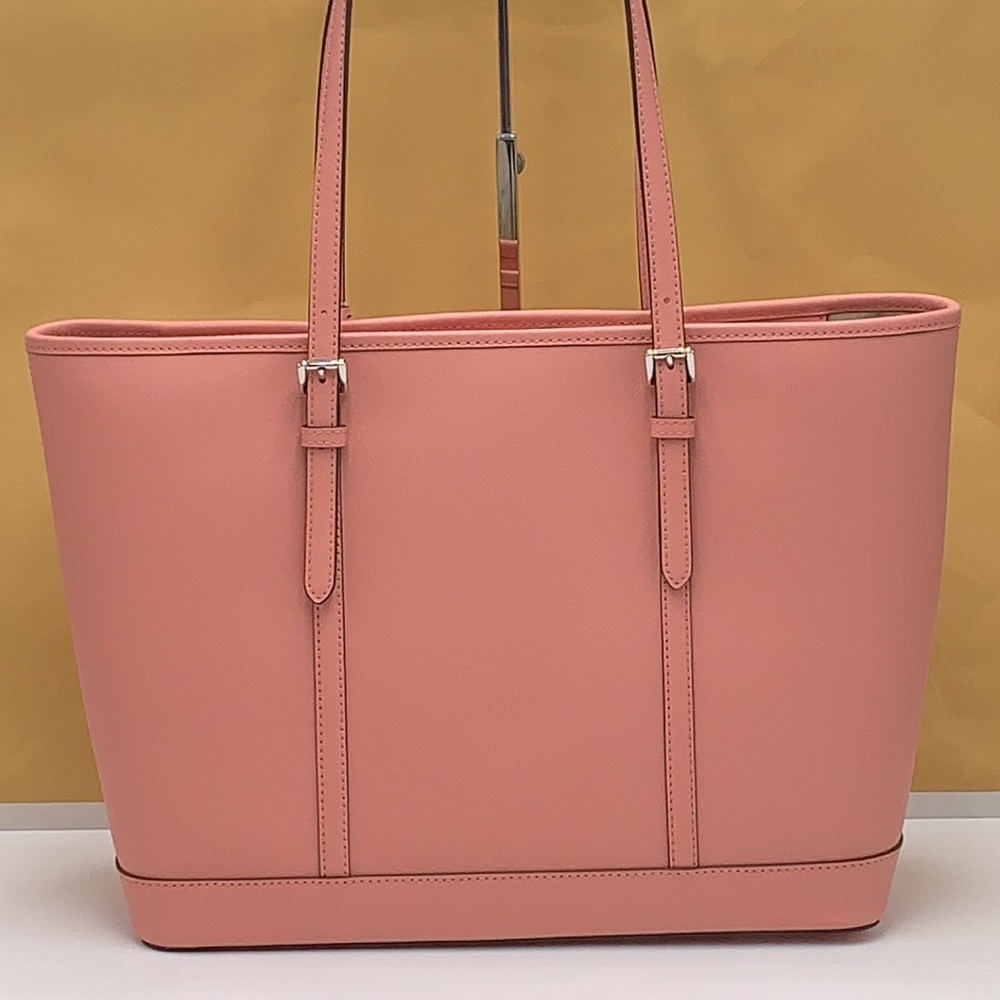MICHAEL KORS 
Jet Set Travel Large Saffiano Leather Tote Bag PRIMROSE COLOR - Picture 9 of 16